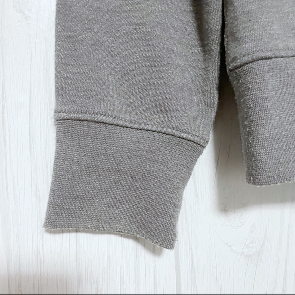 The North Face Gray and Black Logo Sweatshirt Size Medium - Picture 4 of 8